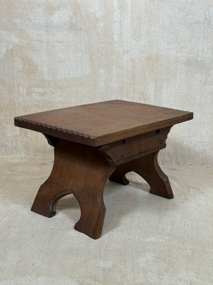 Oak Stool by Jack Grimble of Cromer c.1930