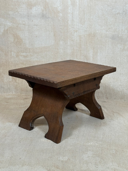 Oak Stool by Jack Grimble of Cromer c.1930
