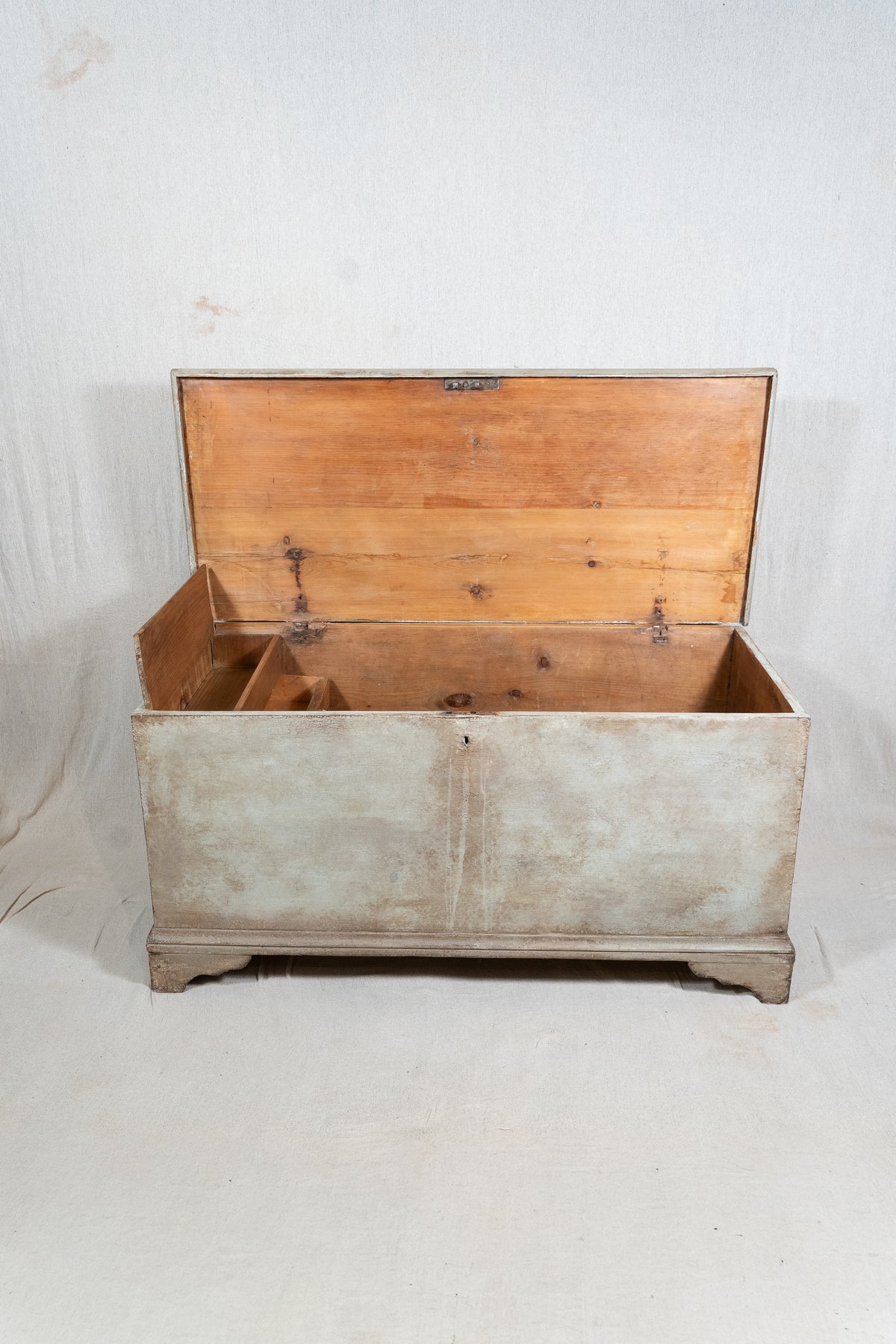 Painted 19th C Blanket Box