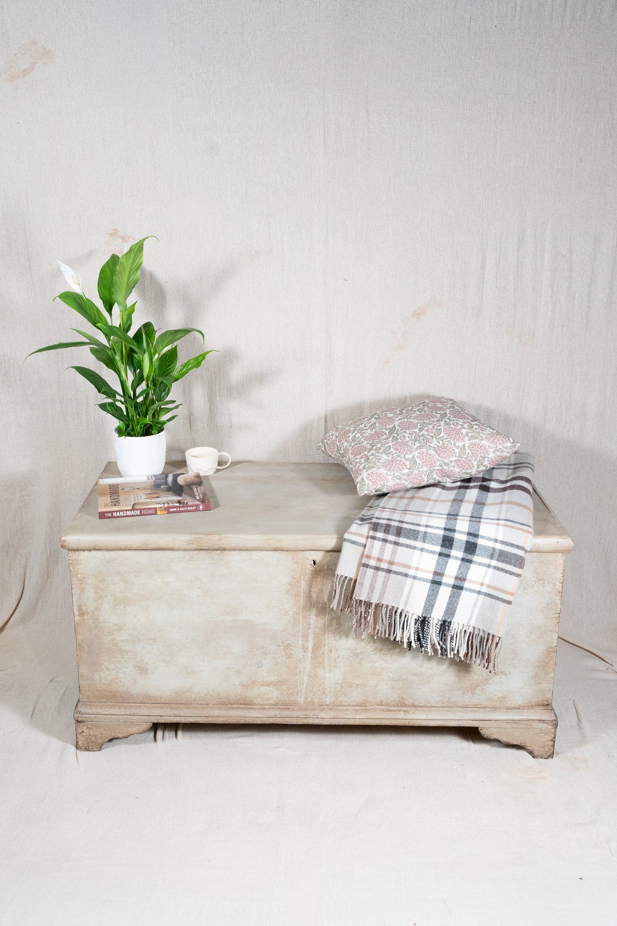 Painted 19th C Blanket Box