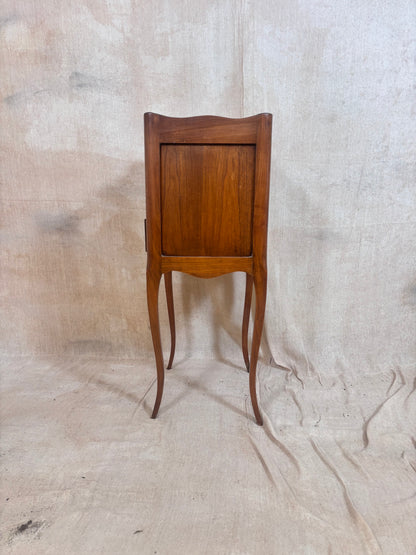 Pair of Antique French Walnut Bedside Tables 