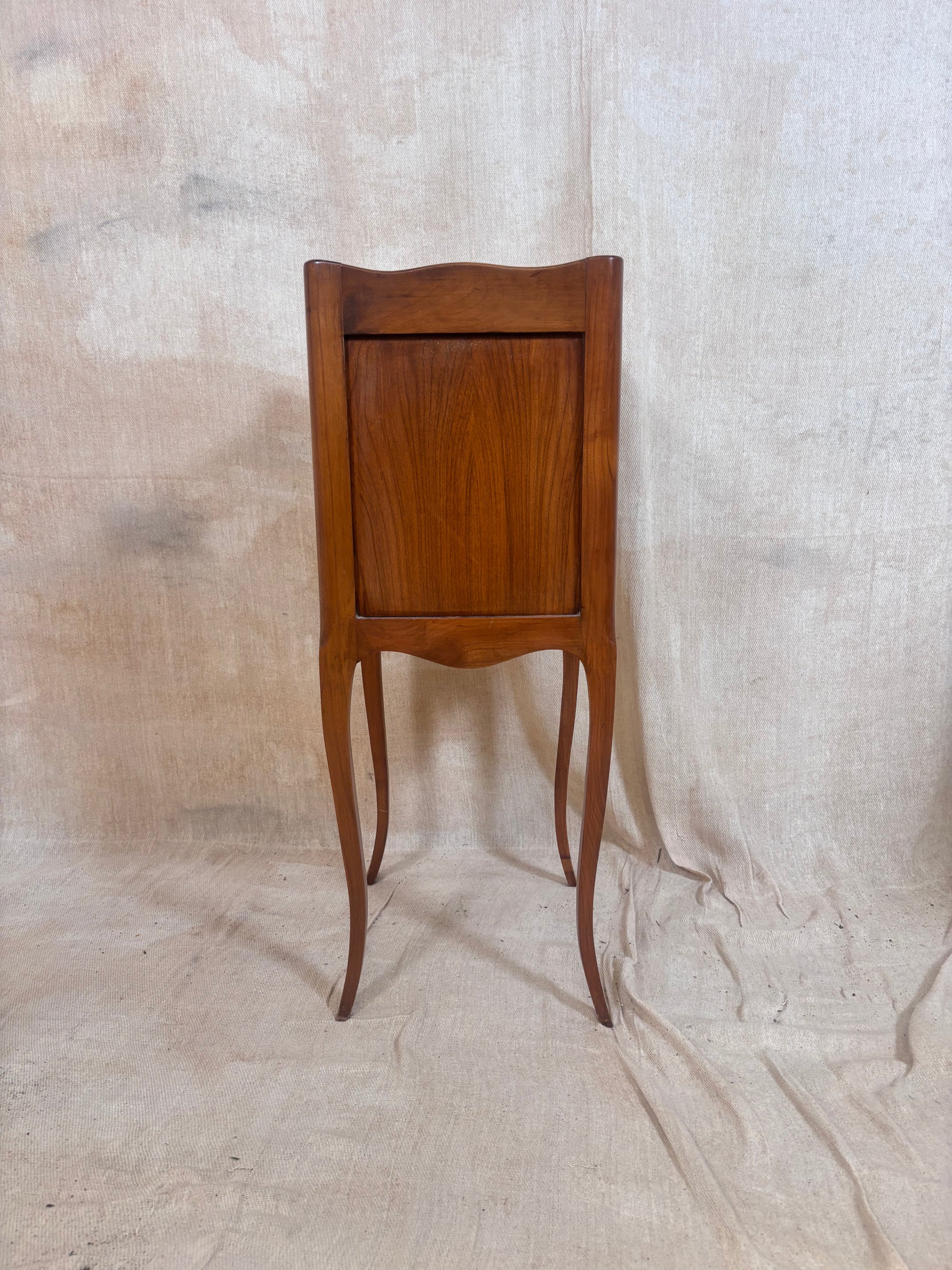 Pair of Antique French Walnut Bedside Tables 