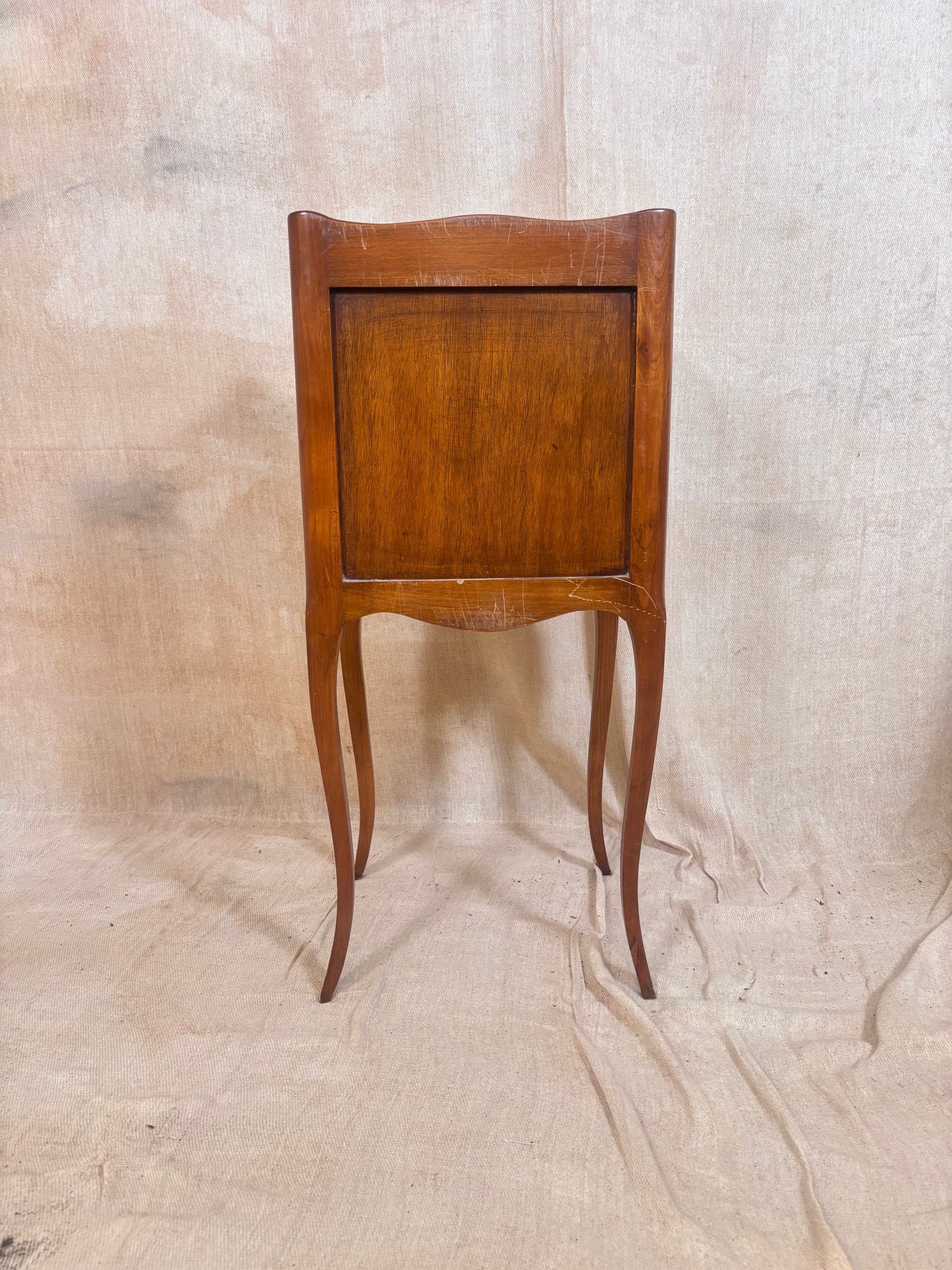 Pair of Antique French Walnut Bedside Tables 