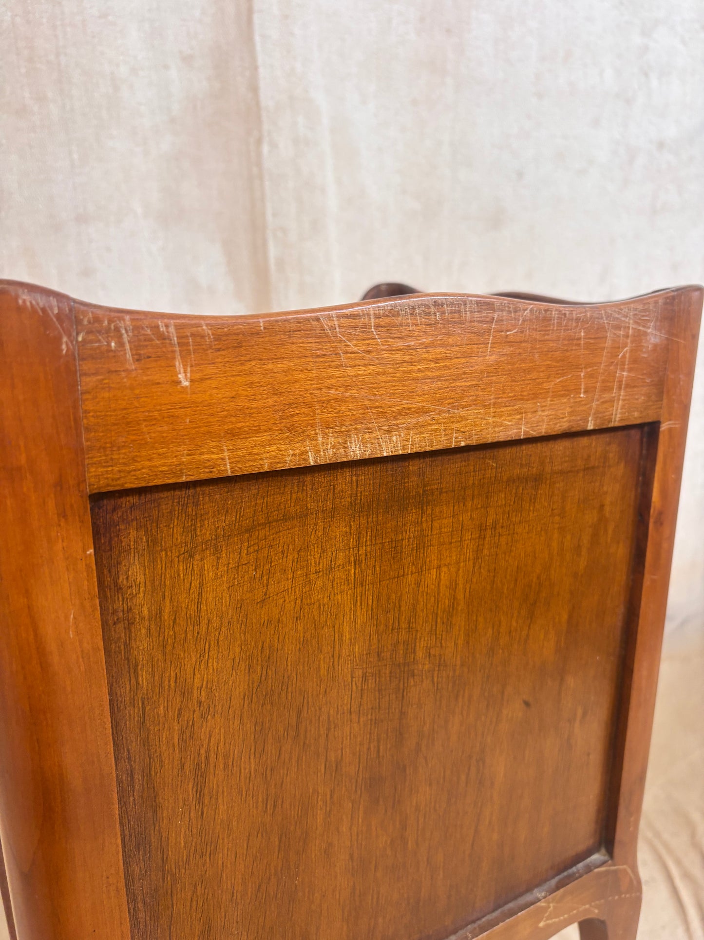 Pair of Antique French Walnut Bedside Tables 