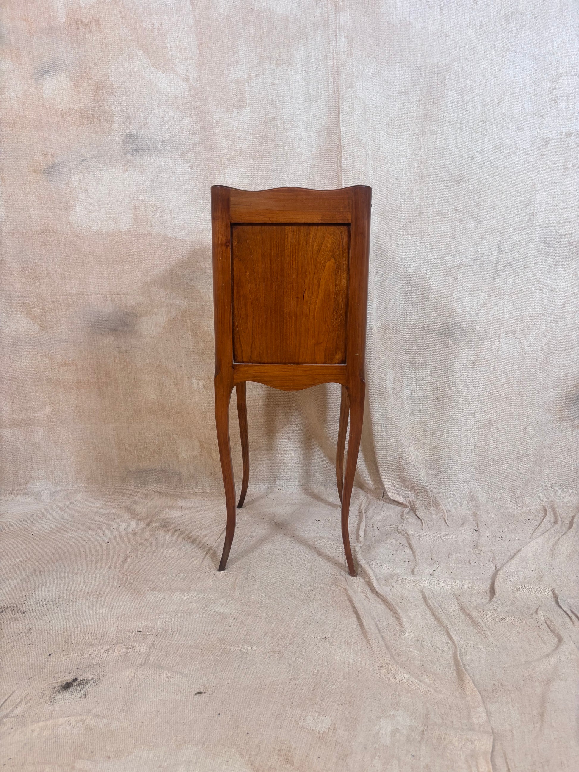 Pair of Antique French Walnut Bedside Tables 
