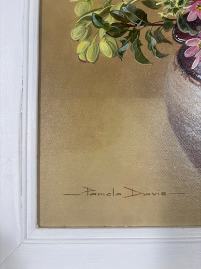 Pamela Davis Floral Still Life Oil Painting