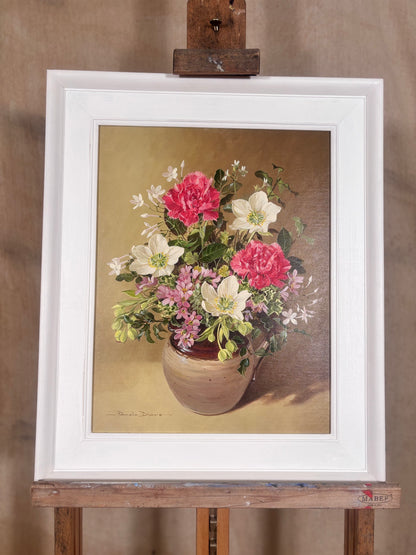Pamela Davis Floral Still Life Oil Painting