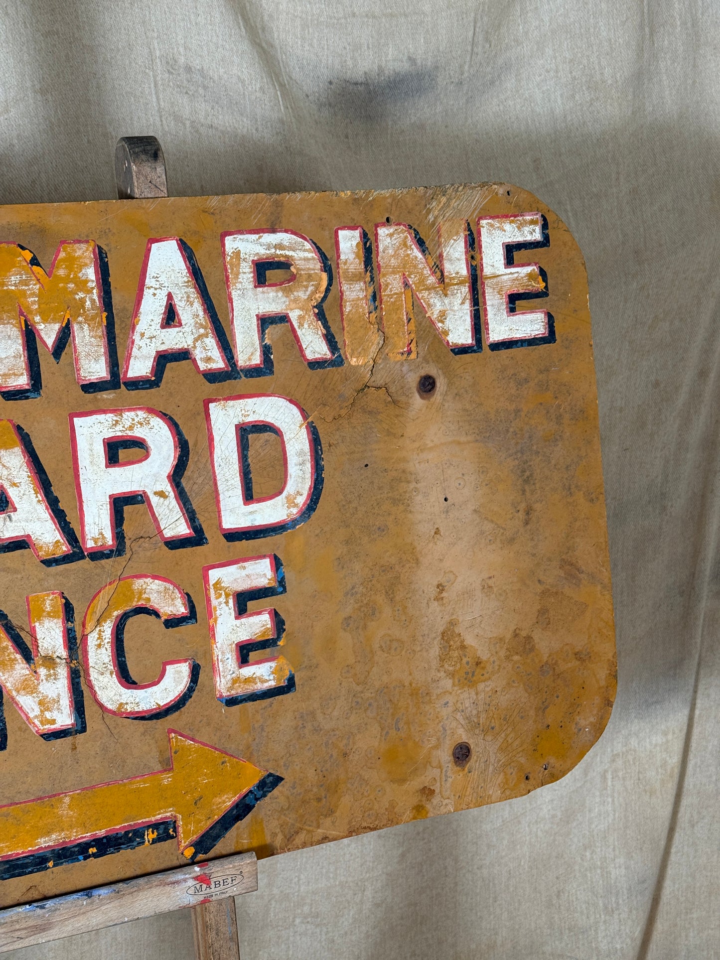 Pearson Marine Boatyard Entrance Fibreglass Sign