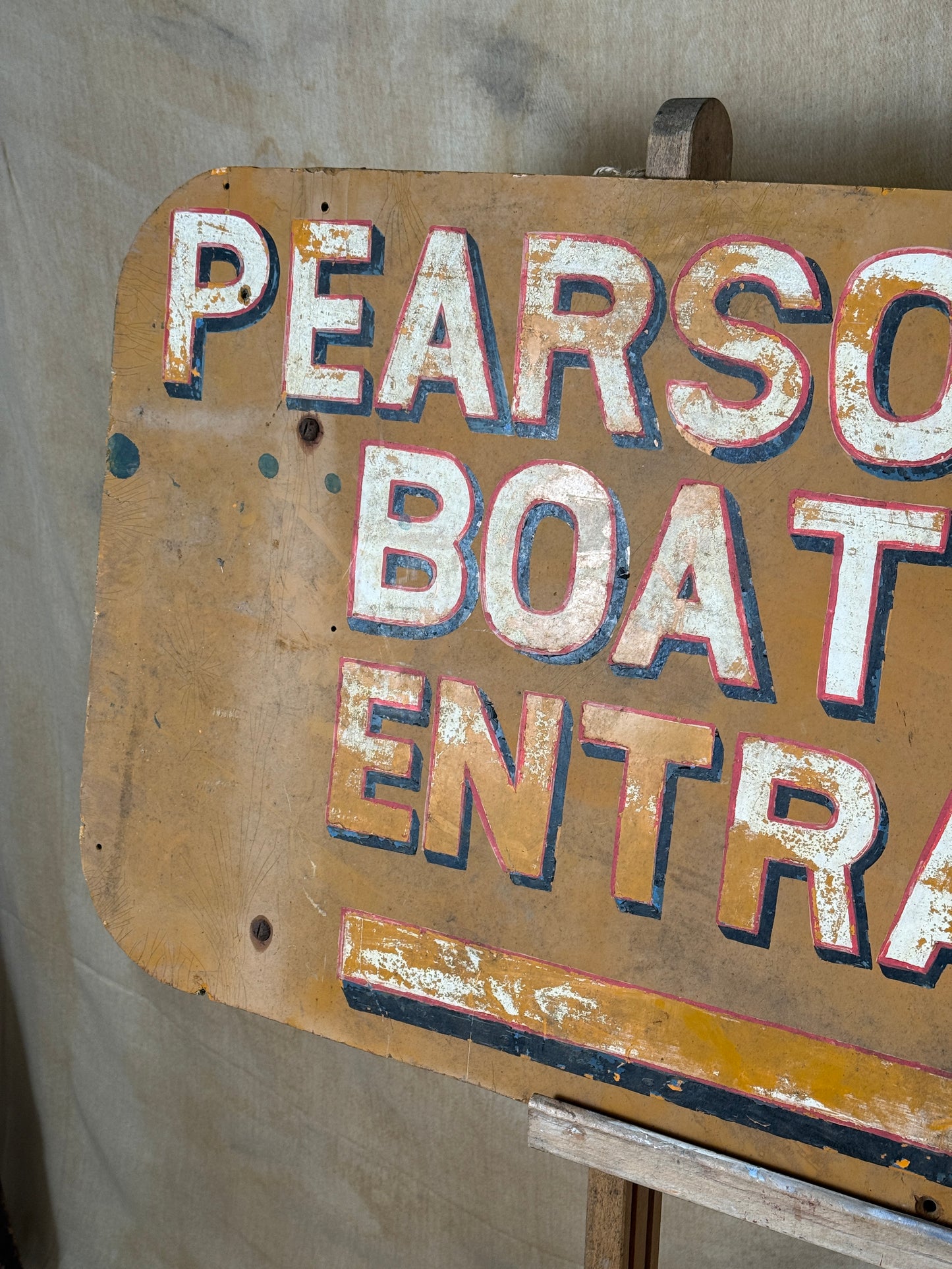 Pearson Marine Boatyard Entrance Fibreglass Sign