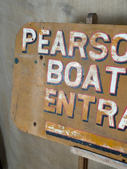 Pearson Marine Boatyard Entrance Fibreglass Sign