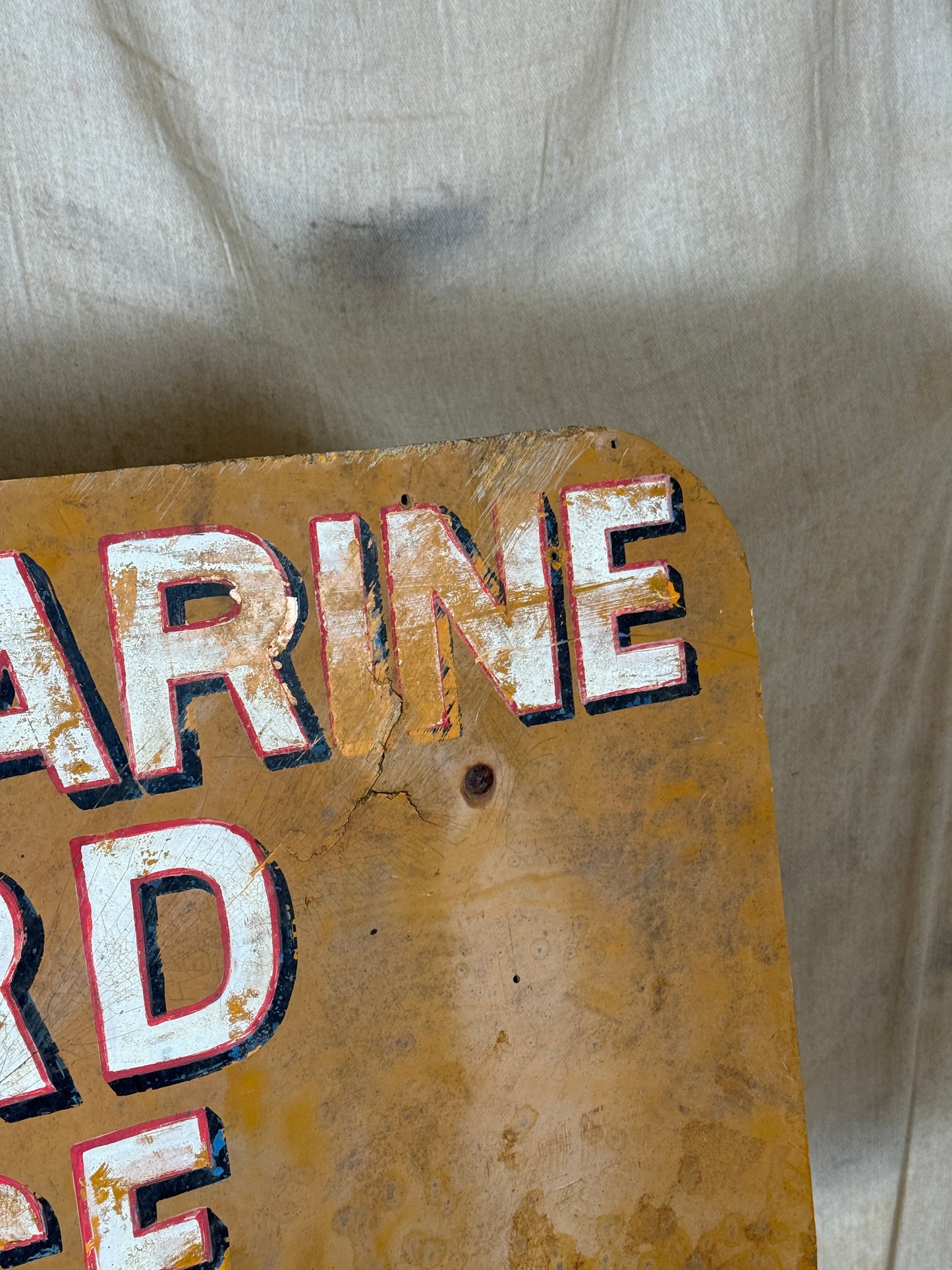 Pearson Marine Boatyard Entrance Fibreglass Sign