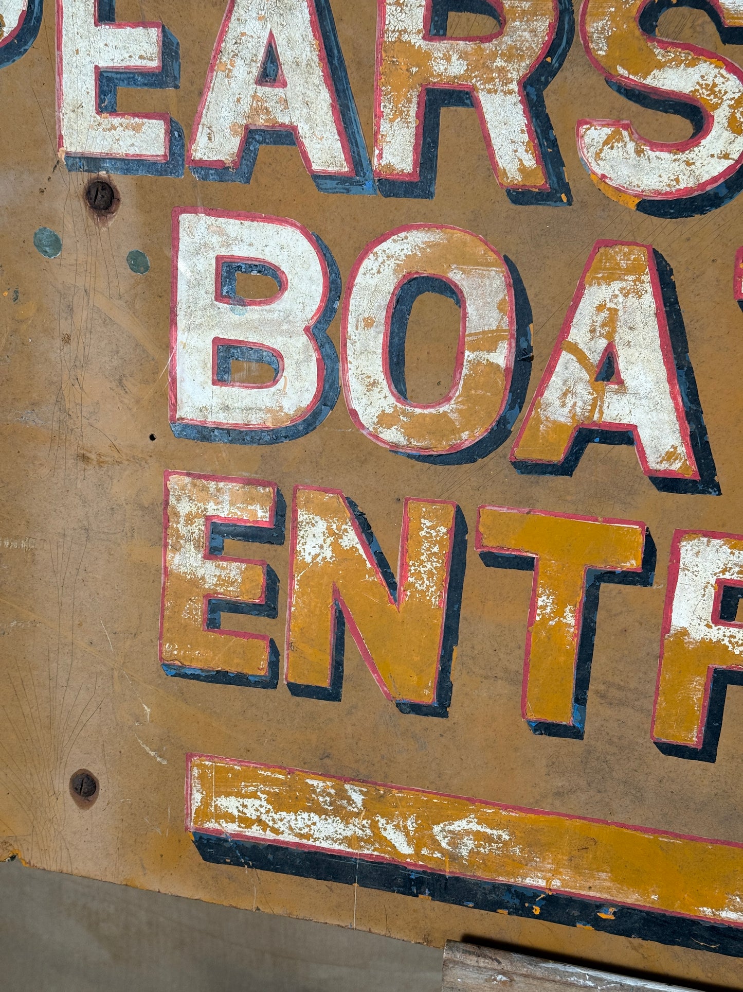Pearson Marine Boatyard Entrance Fibreglass Sign