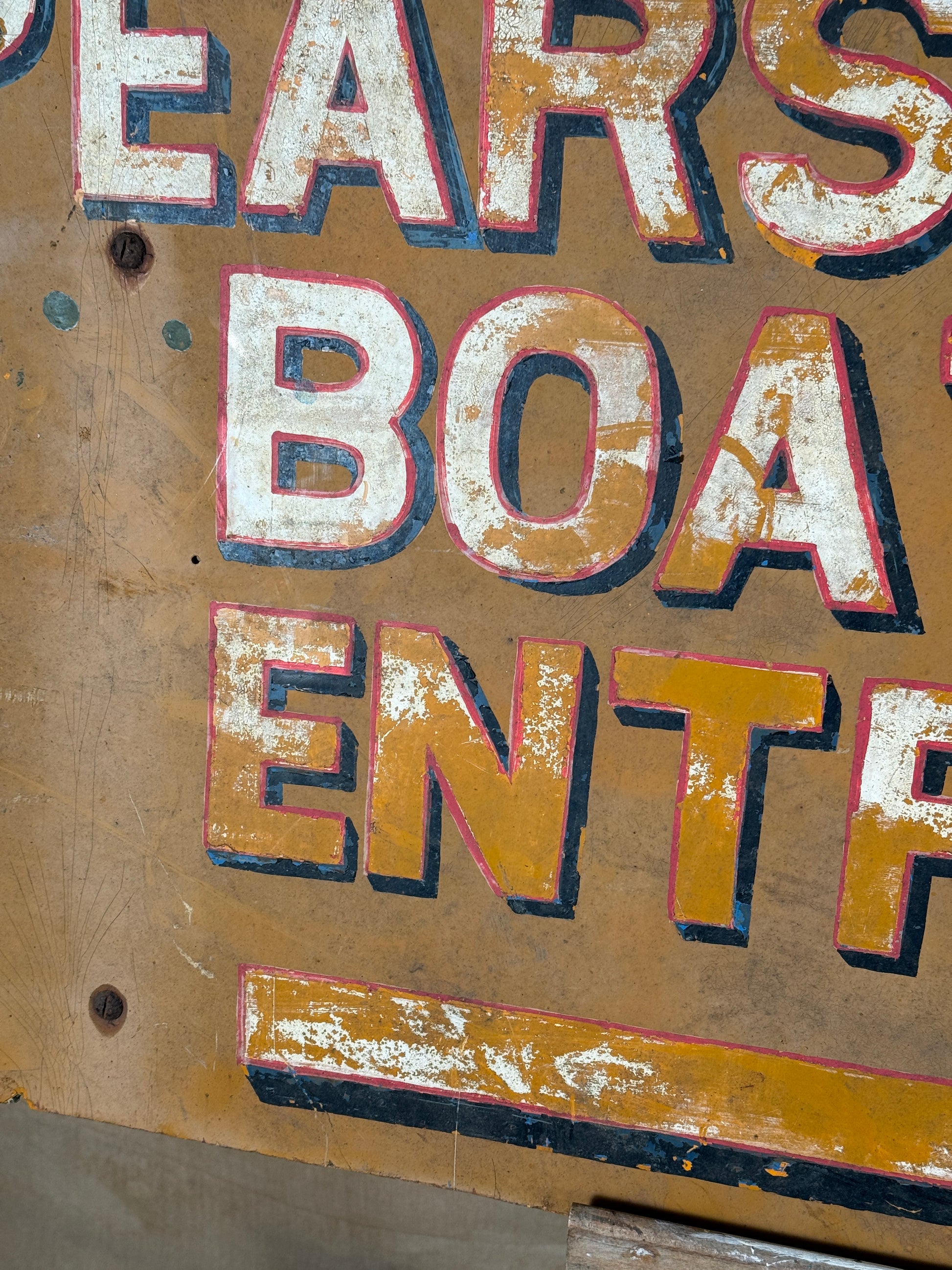 Pearson Marine Boatyard Entrance Fibreglass Sign