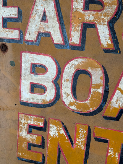 Pearson Marine Boatyard Entrance Fibreglass Sign