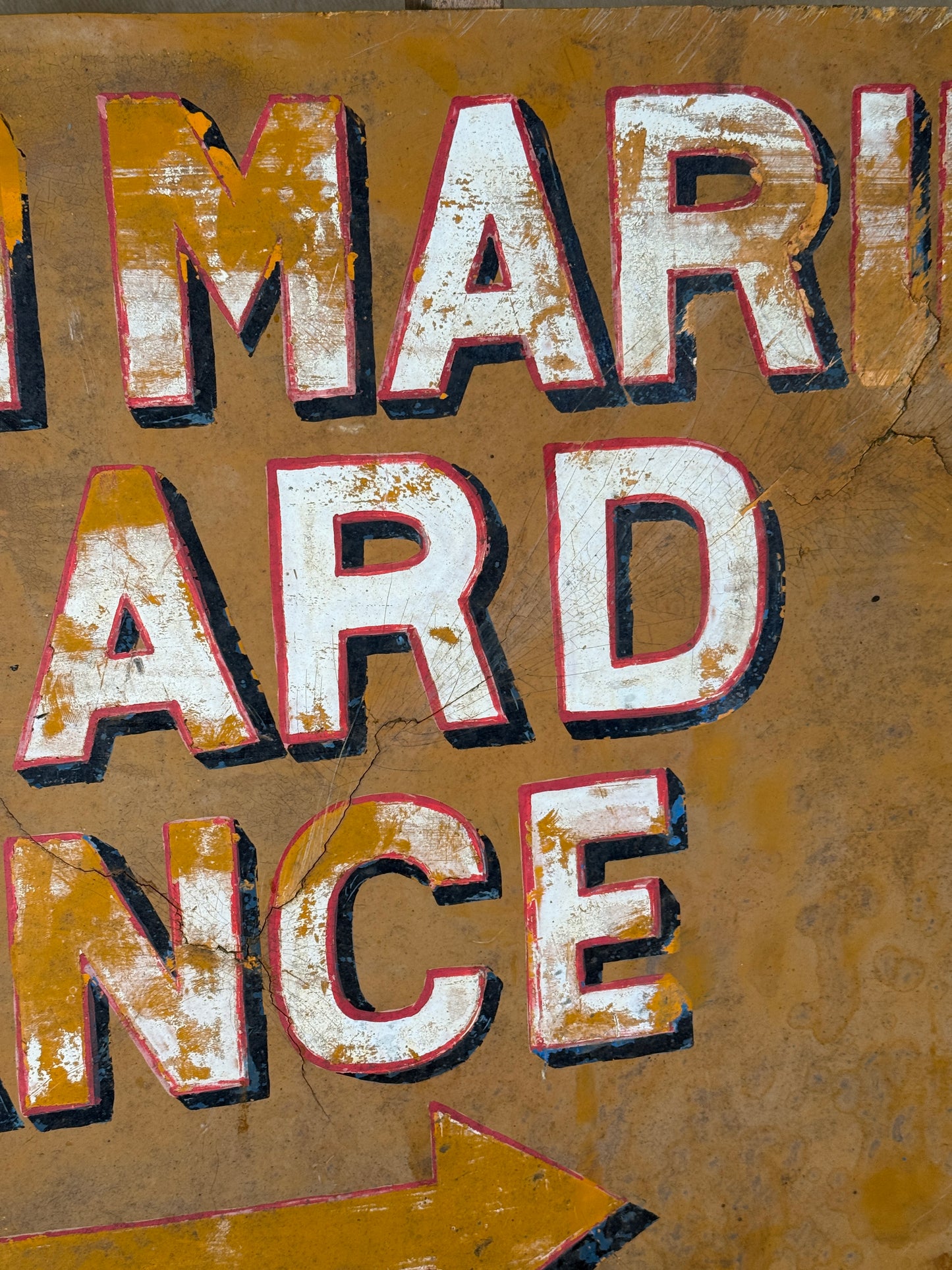 Pearson Marine Boatyard Entrance Fibreglass Sign