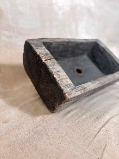 Primitive Hungarian Carved Wooden Trough Sink