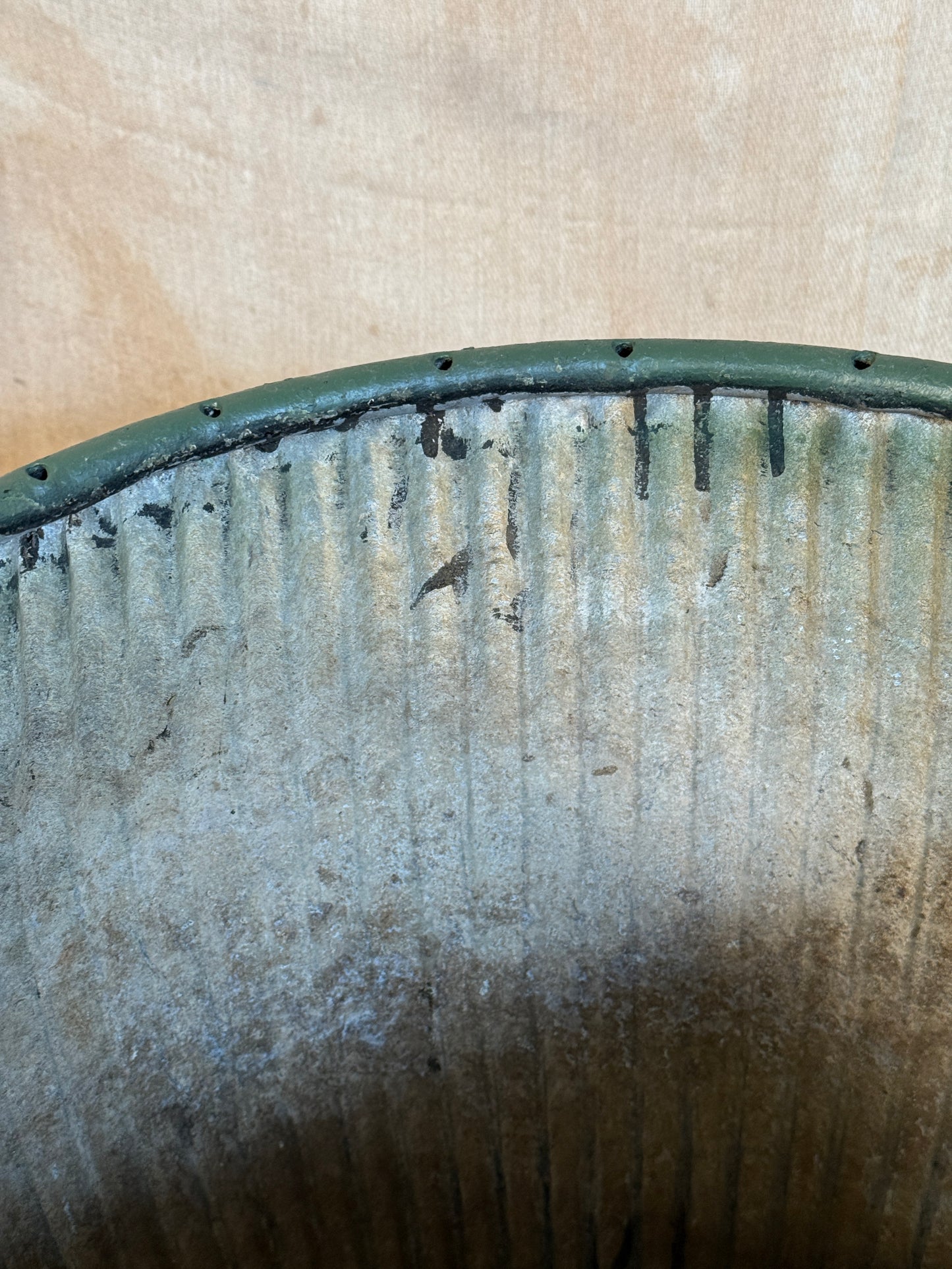 Rival Green Painted Dolly Tub