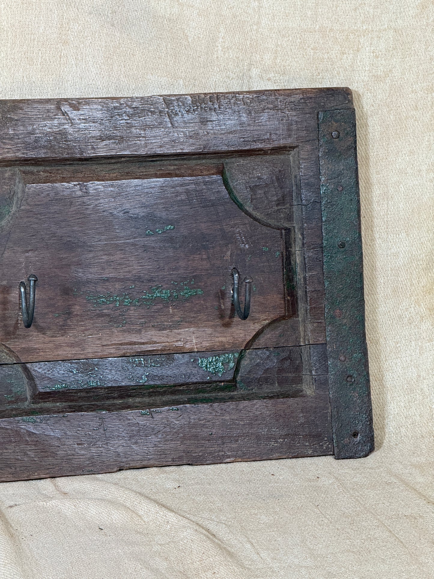 Reclaimed Antique Wooden Coat Rack