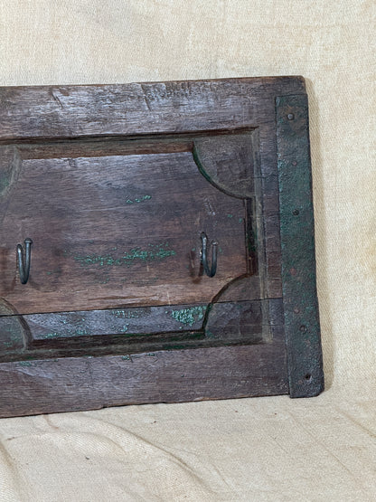 Reclaimed Antique Wooden Coat Rack
