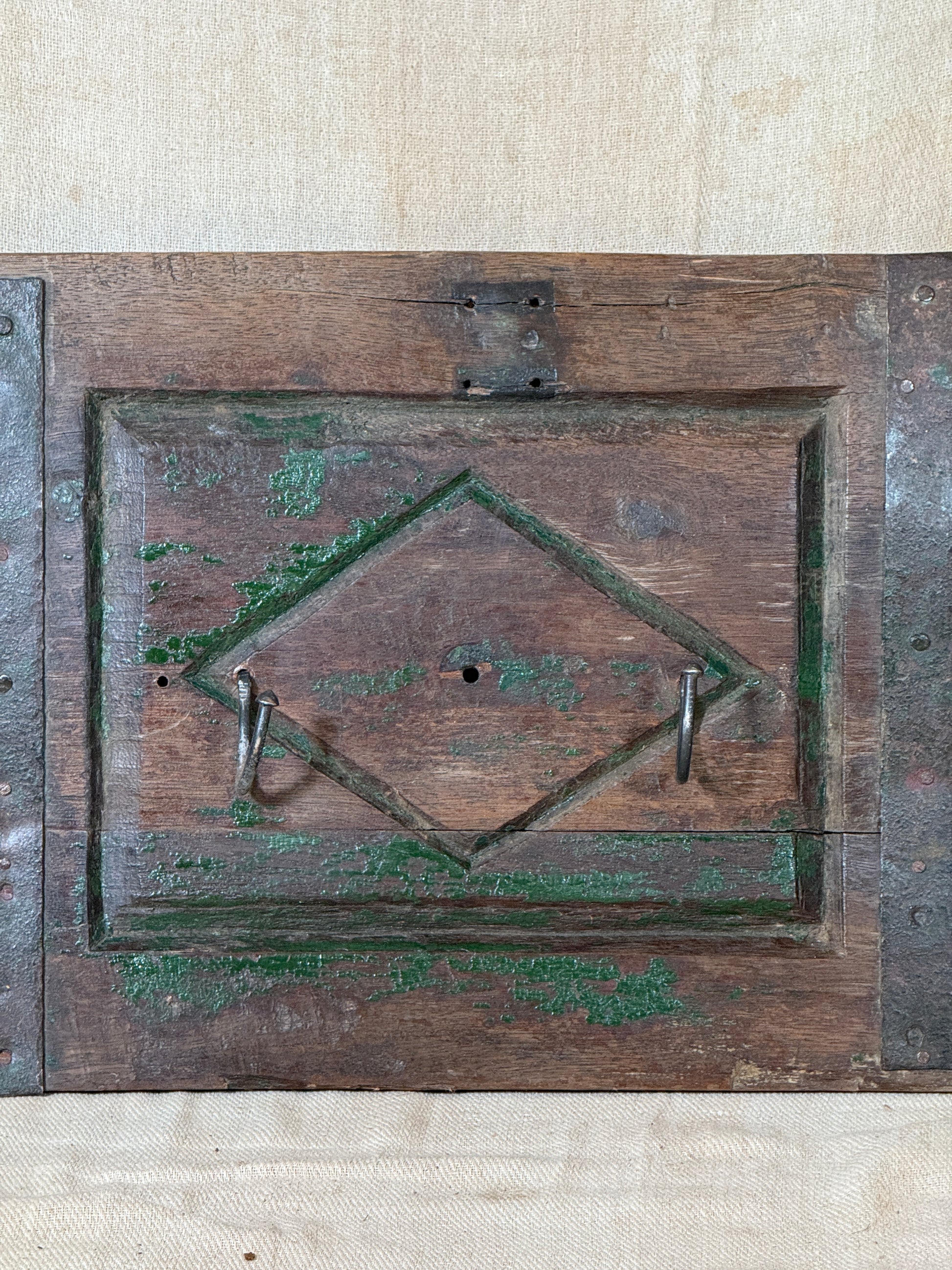 Reclaimed Antique Wooden Coat Rack