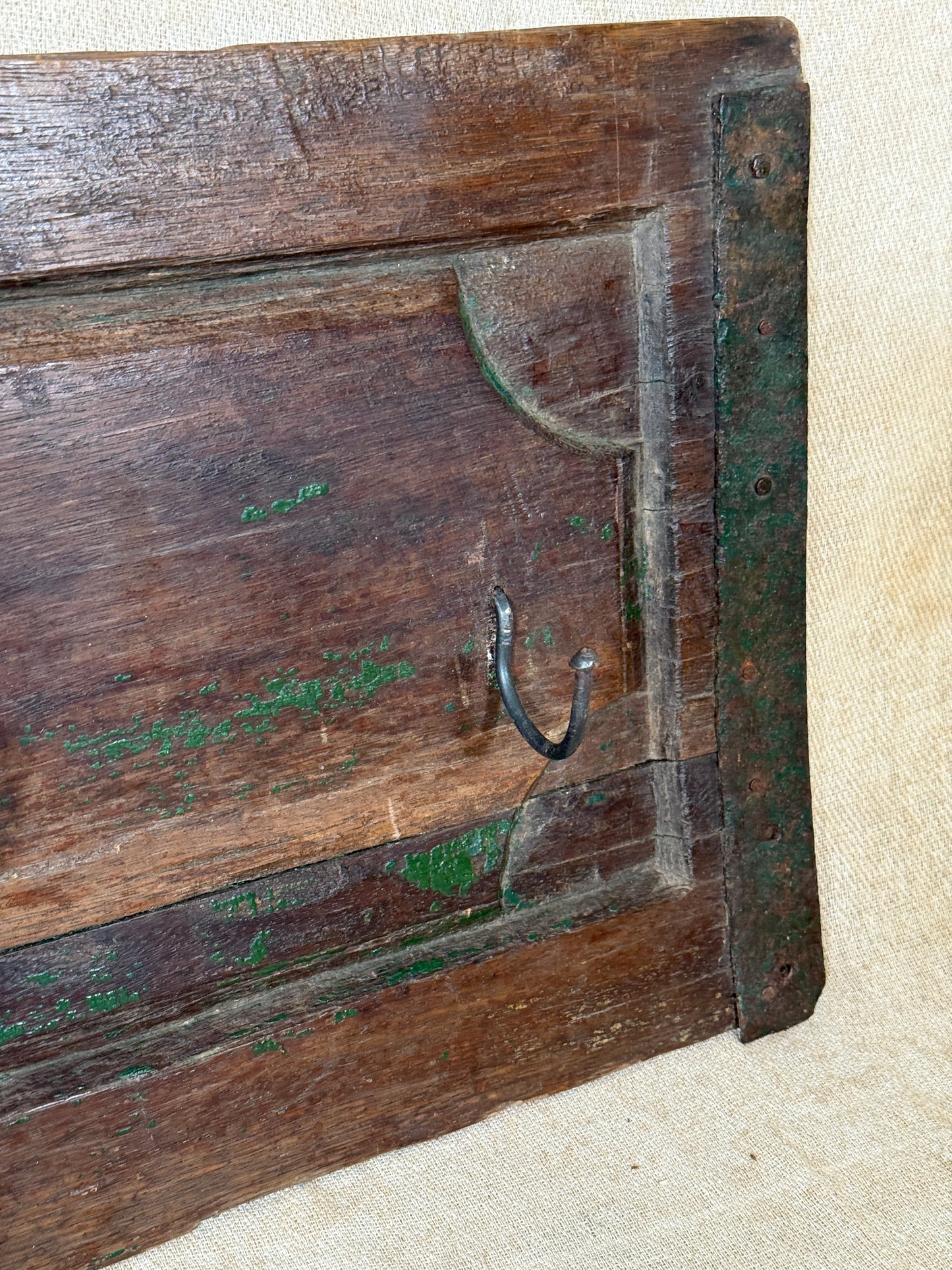 Reclaimed Antique Wooden Coat Rack