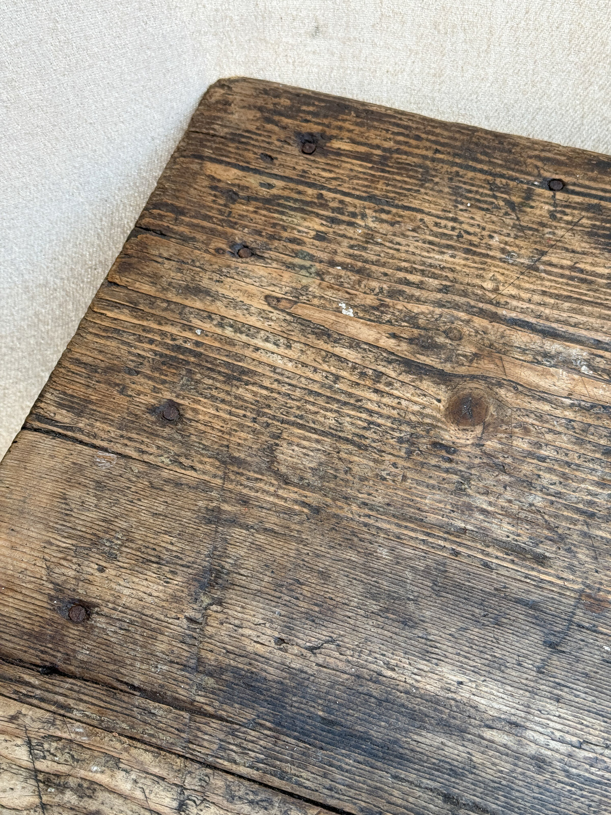 Rustic Pine Farmhouse Table