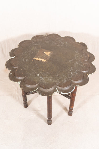 Scalloped Benares Table
