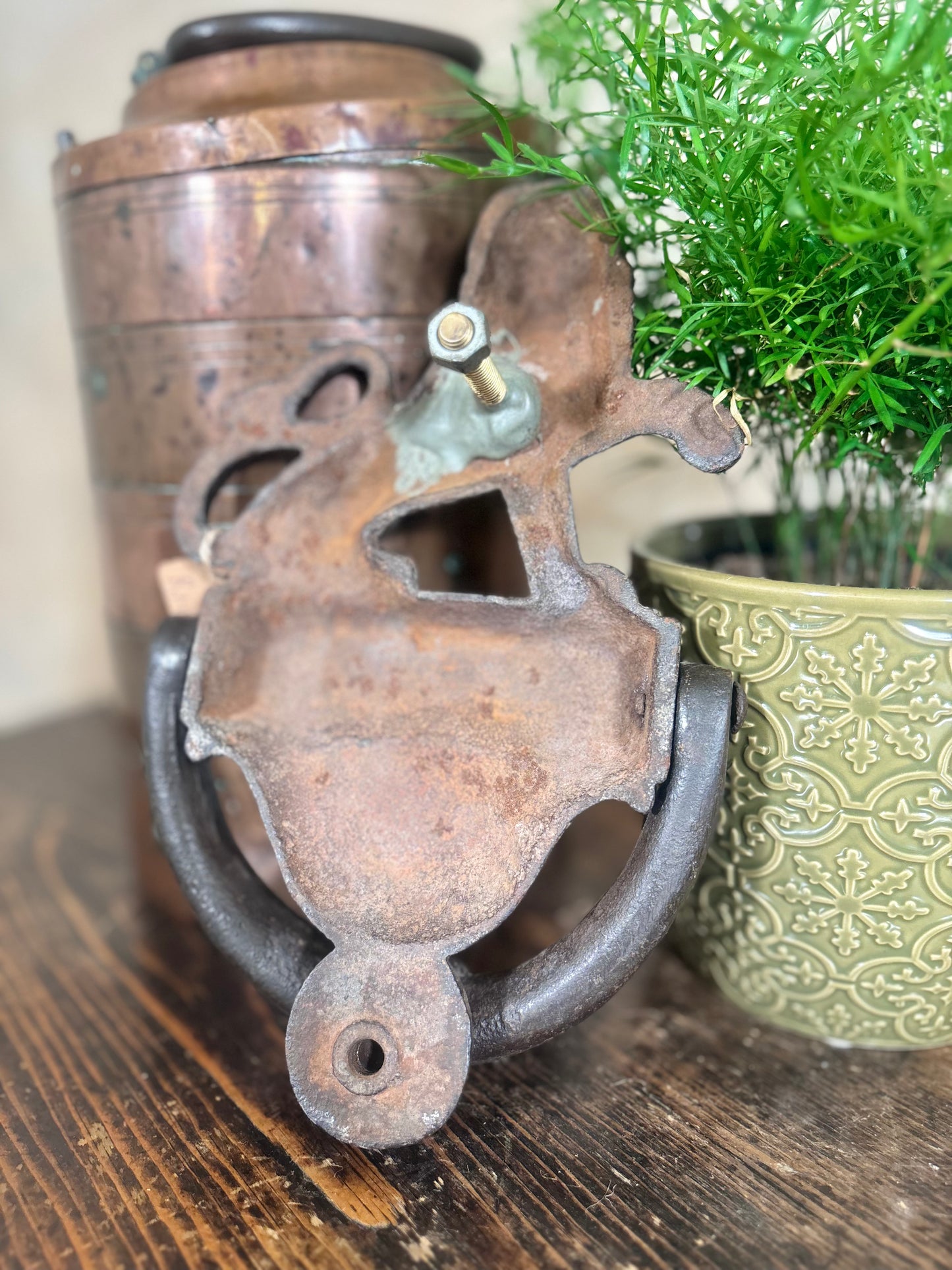 Seated Lion Door Knocker