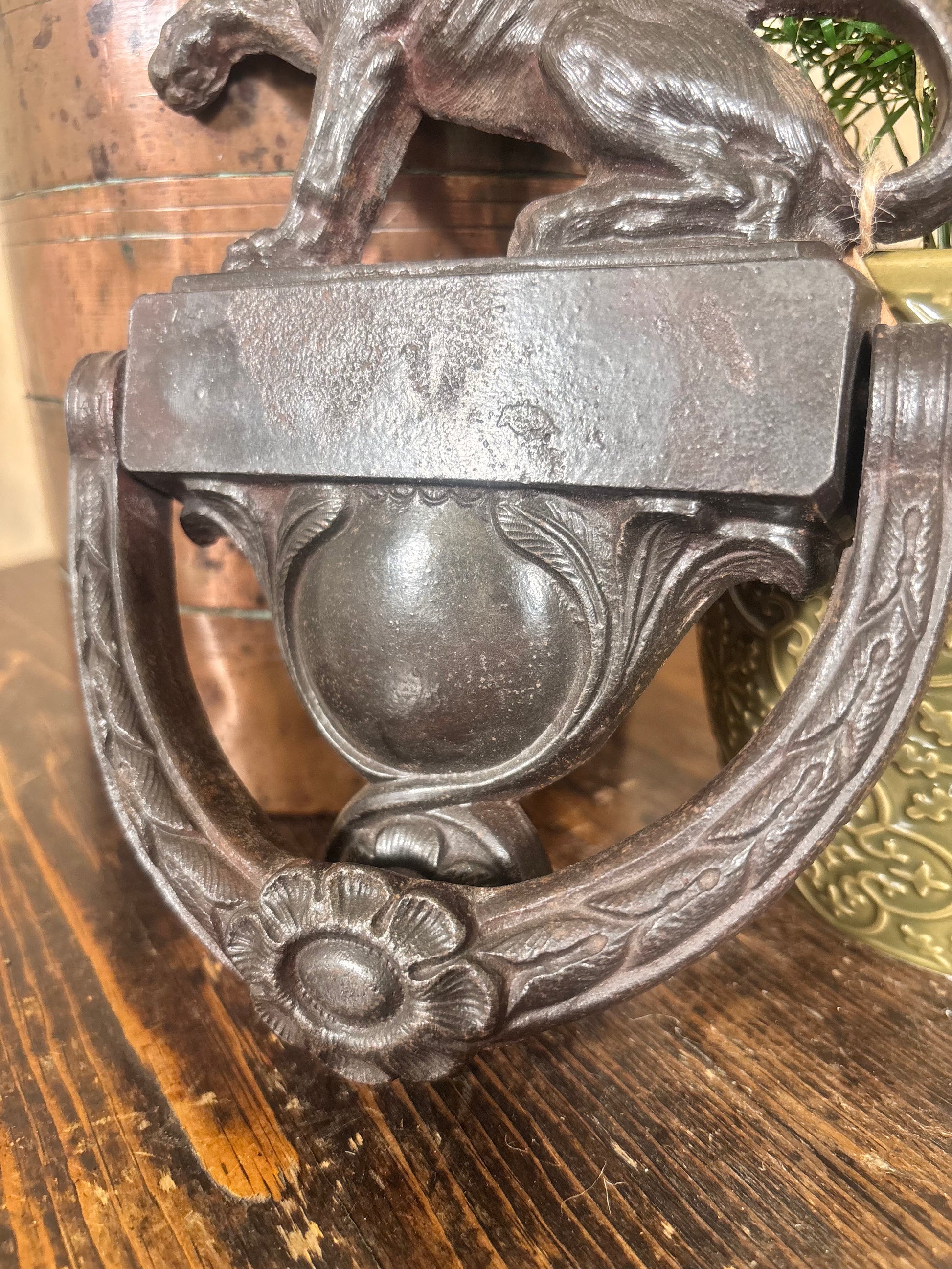 Seated Lion Door Knocker