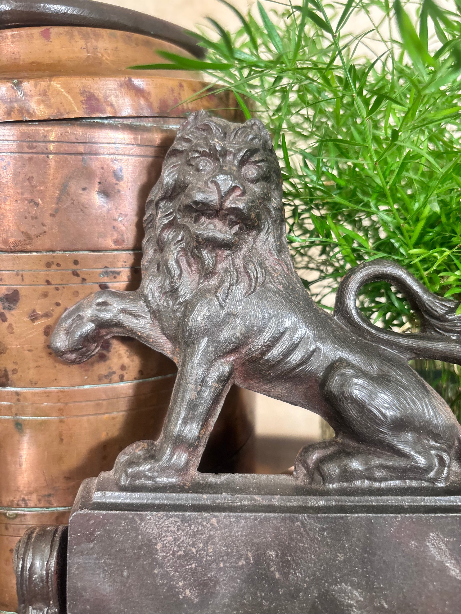Seated Lion Door Knocker
