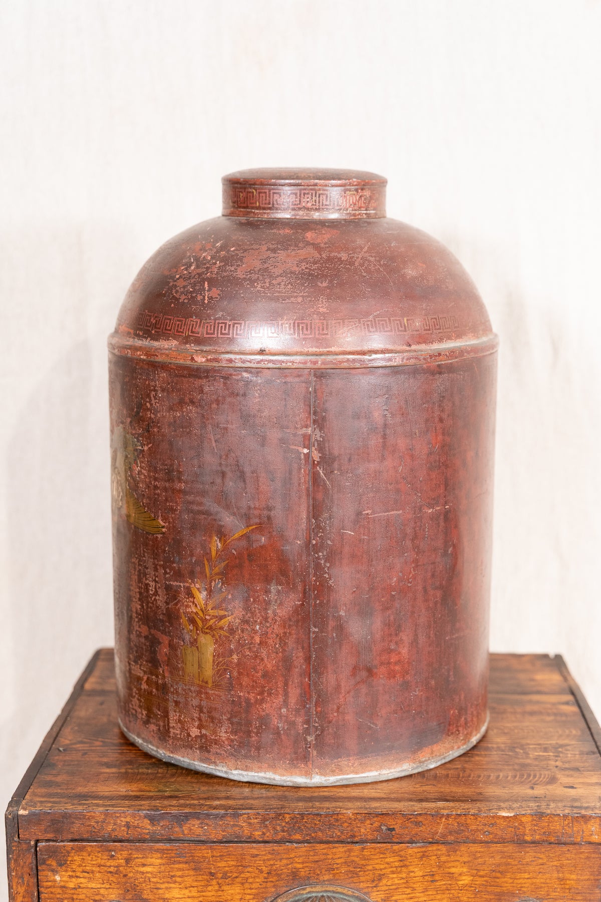 Chinoiserie Toleware Tea Canister