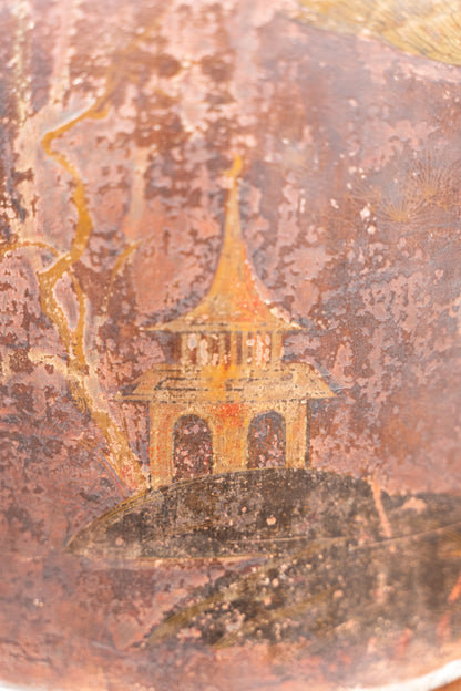 Chinoiserie Toleware Tea Canister