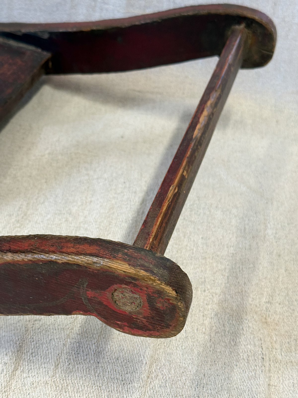 Victorian Leather Rocking Horse