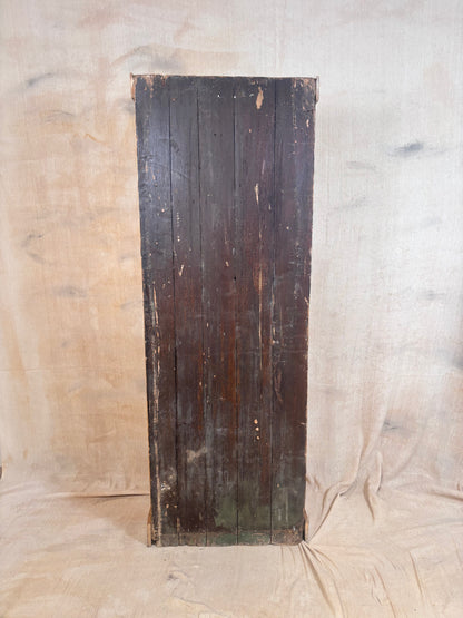 Victorian Pine Cupboard back