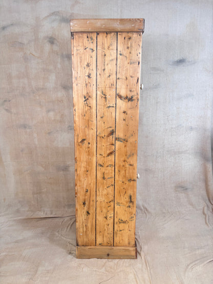 Victorian Pine Cupboard | Two Door Storage Cabinet