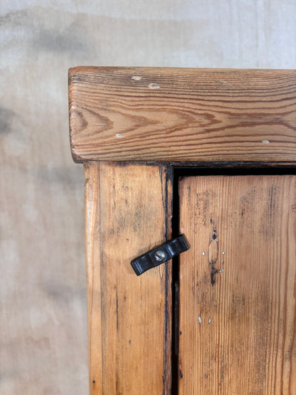 Victorian Pine Cupboard | Two Door Storage Cabinet
