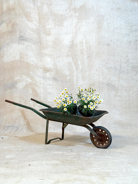 Vintage French Children's Wheelbarrow