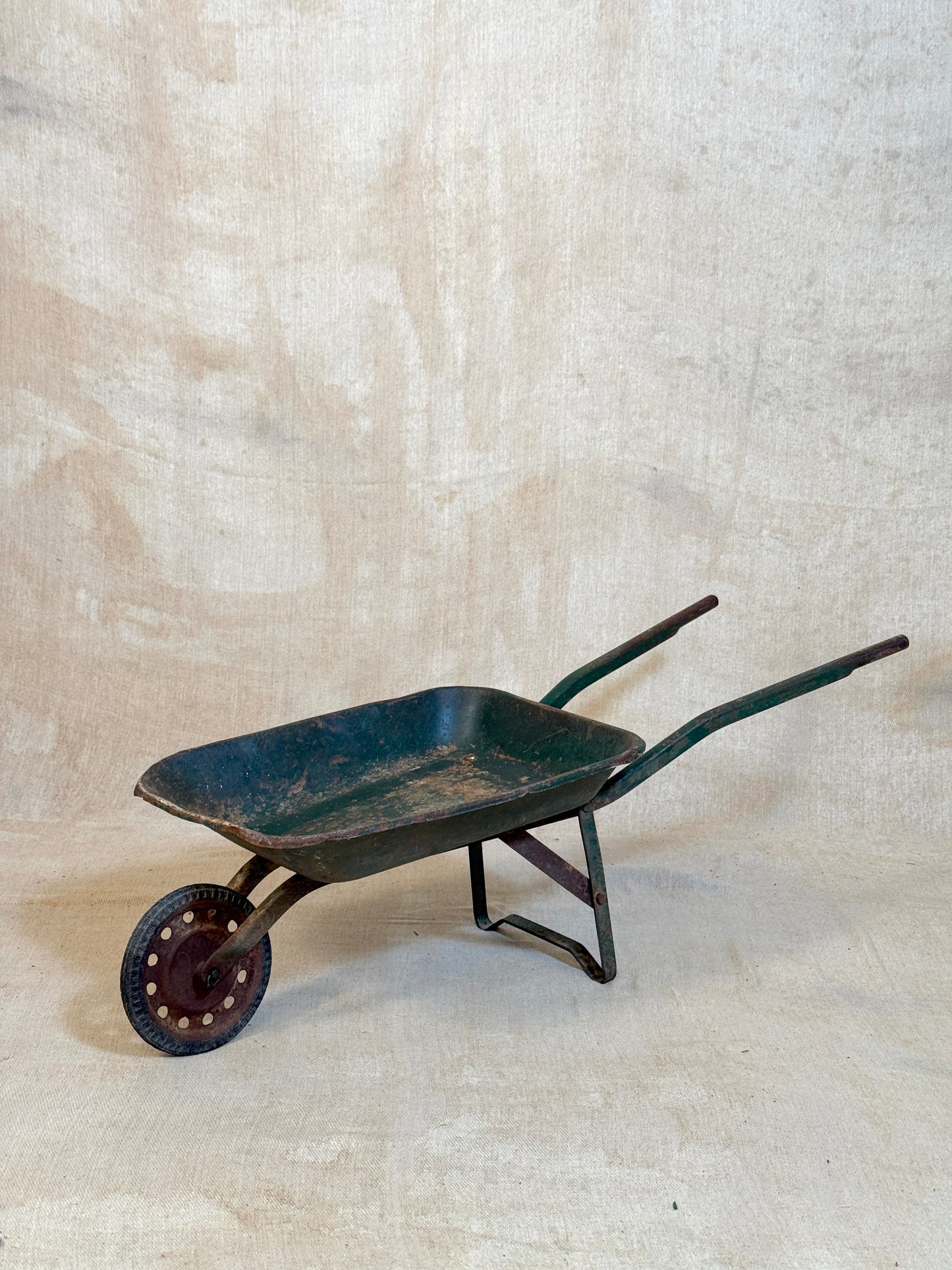 Vintage French Children's Wheelbarrow