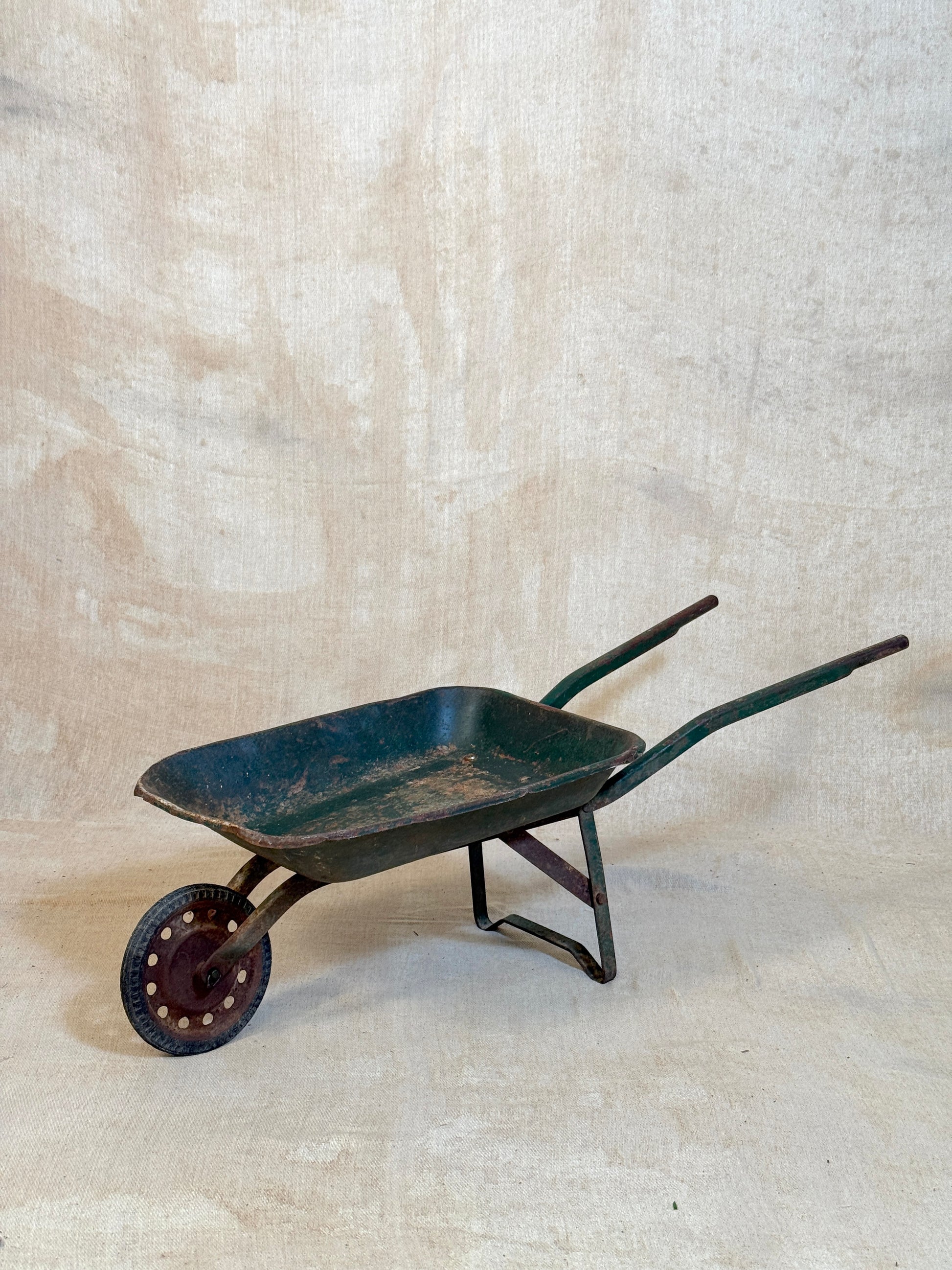 Vintage French Children's Wheelbarrow