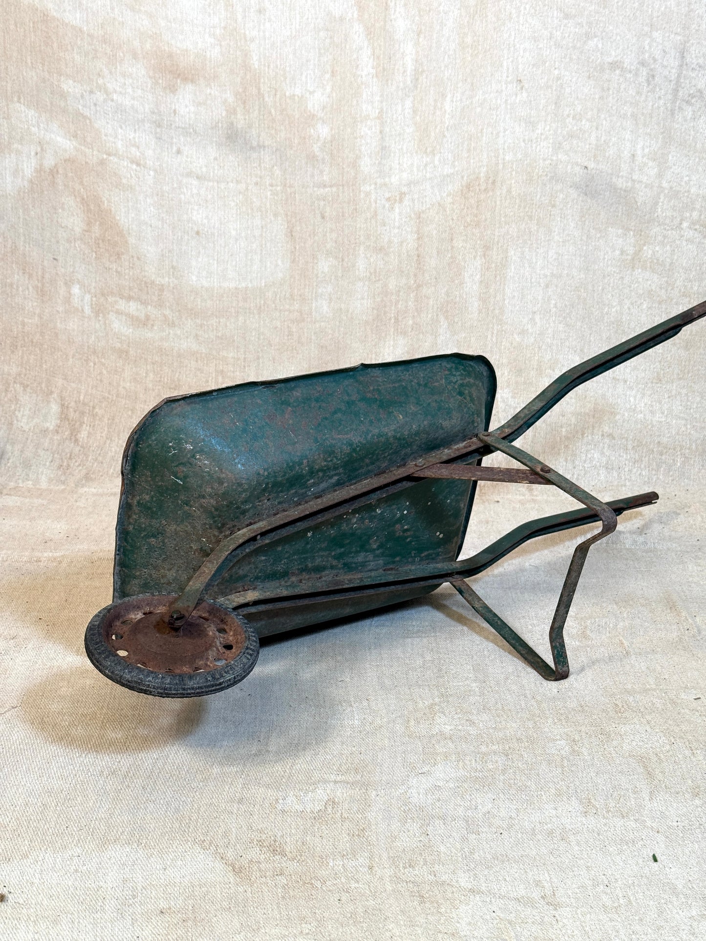 Vintage French Children's Wheelbarrow