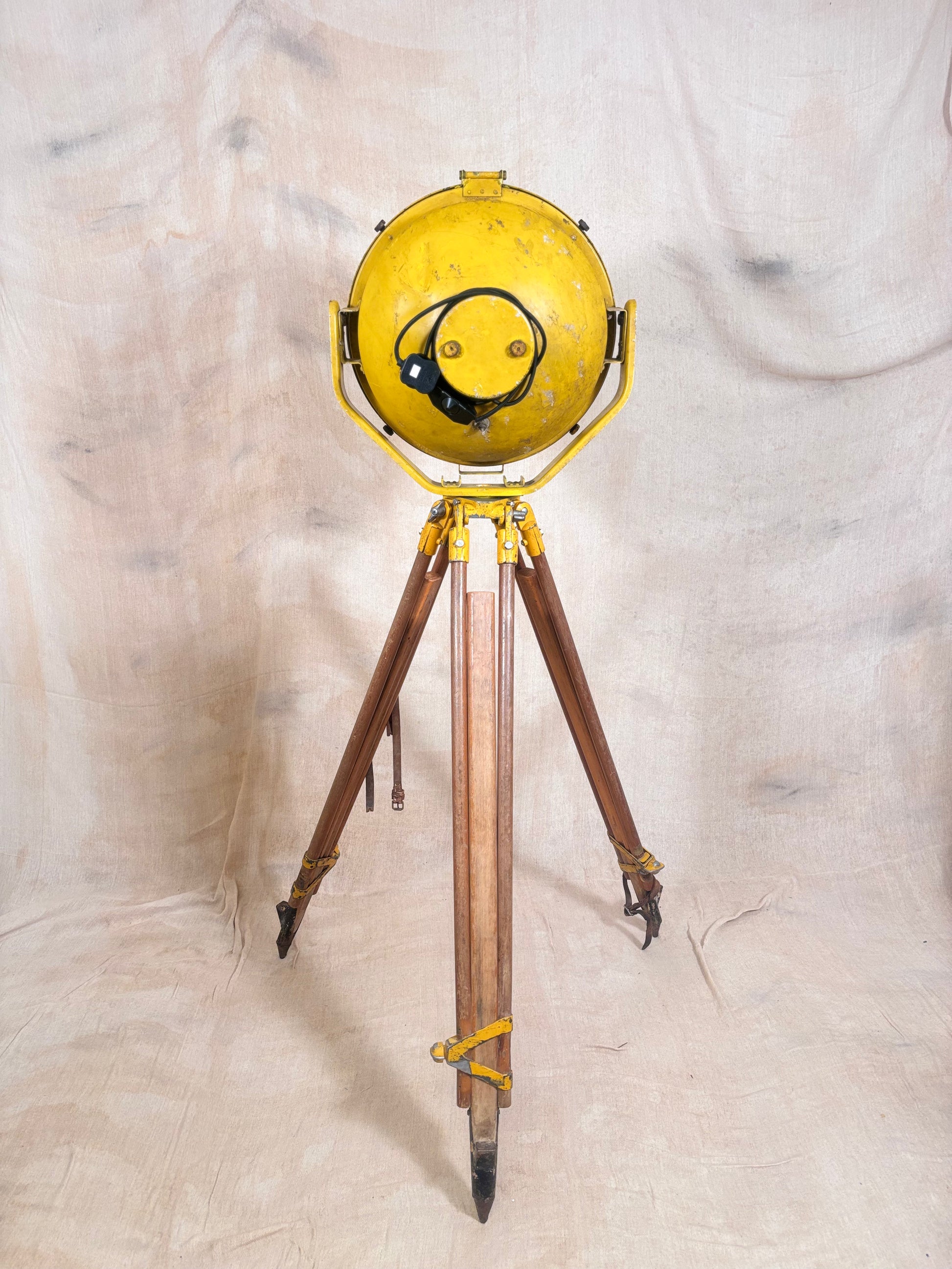Vintage Industrial Searchlight Floor Lamp