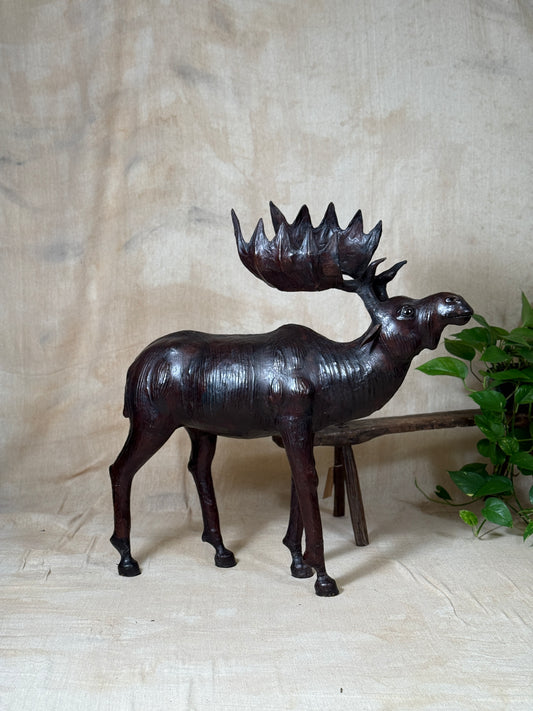 Vintage Leather Moose