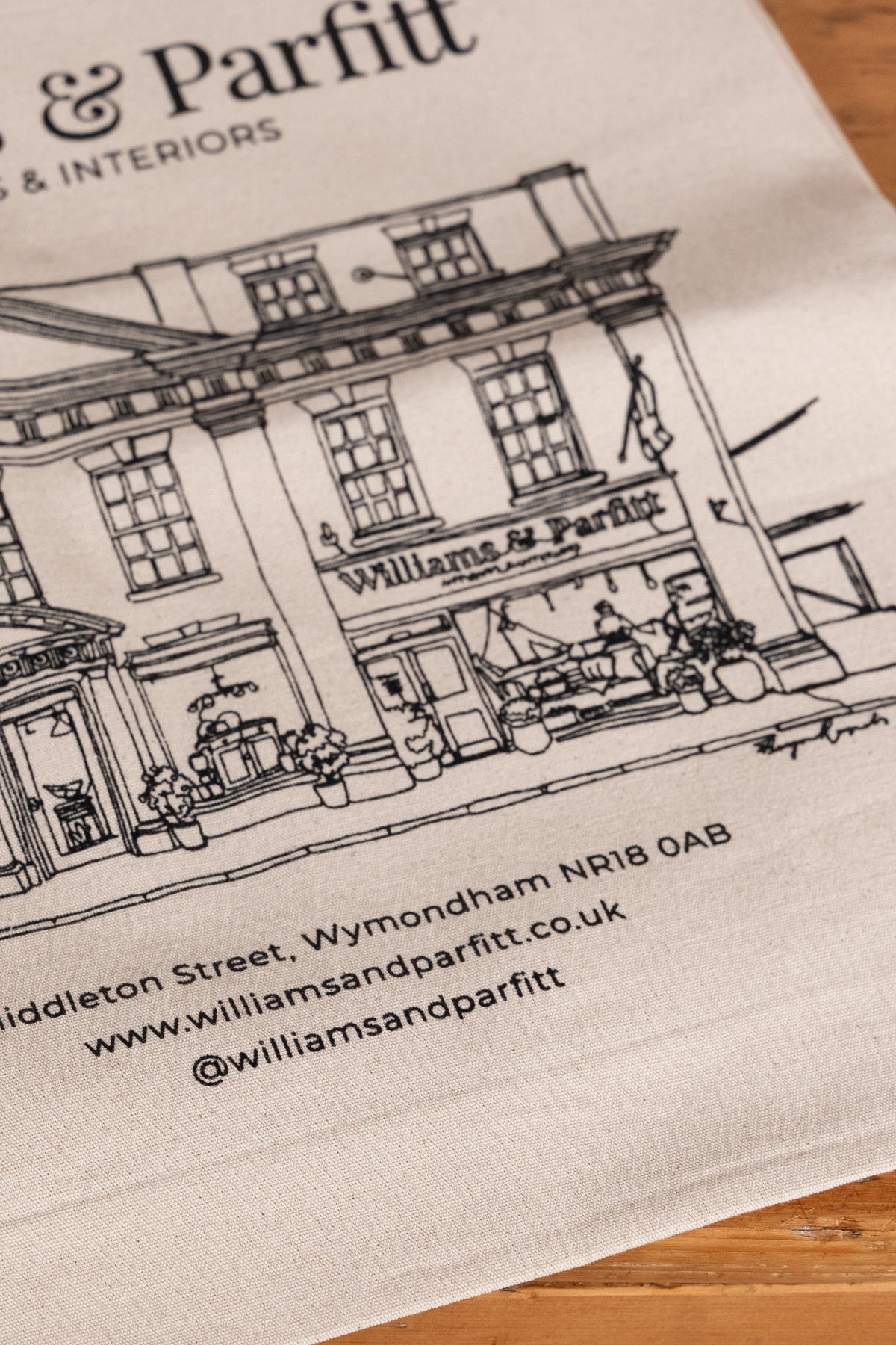 Williams & Parfitt Illustrated Cotton Tote Bag