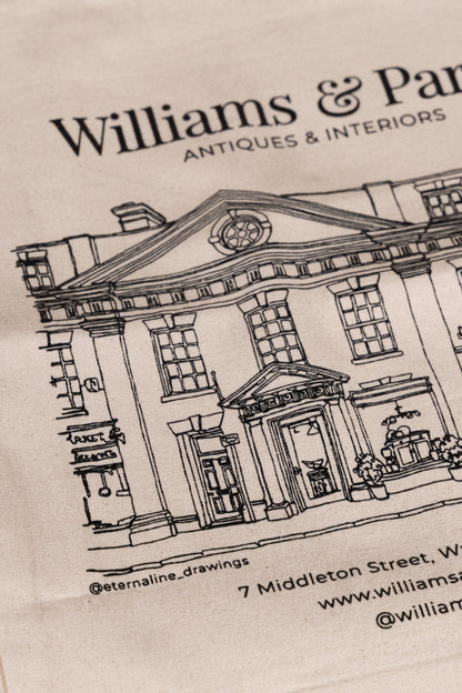 Williams & Parfitt Illustrated Cotton Tote Bag