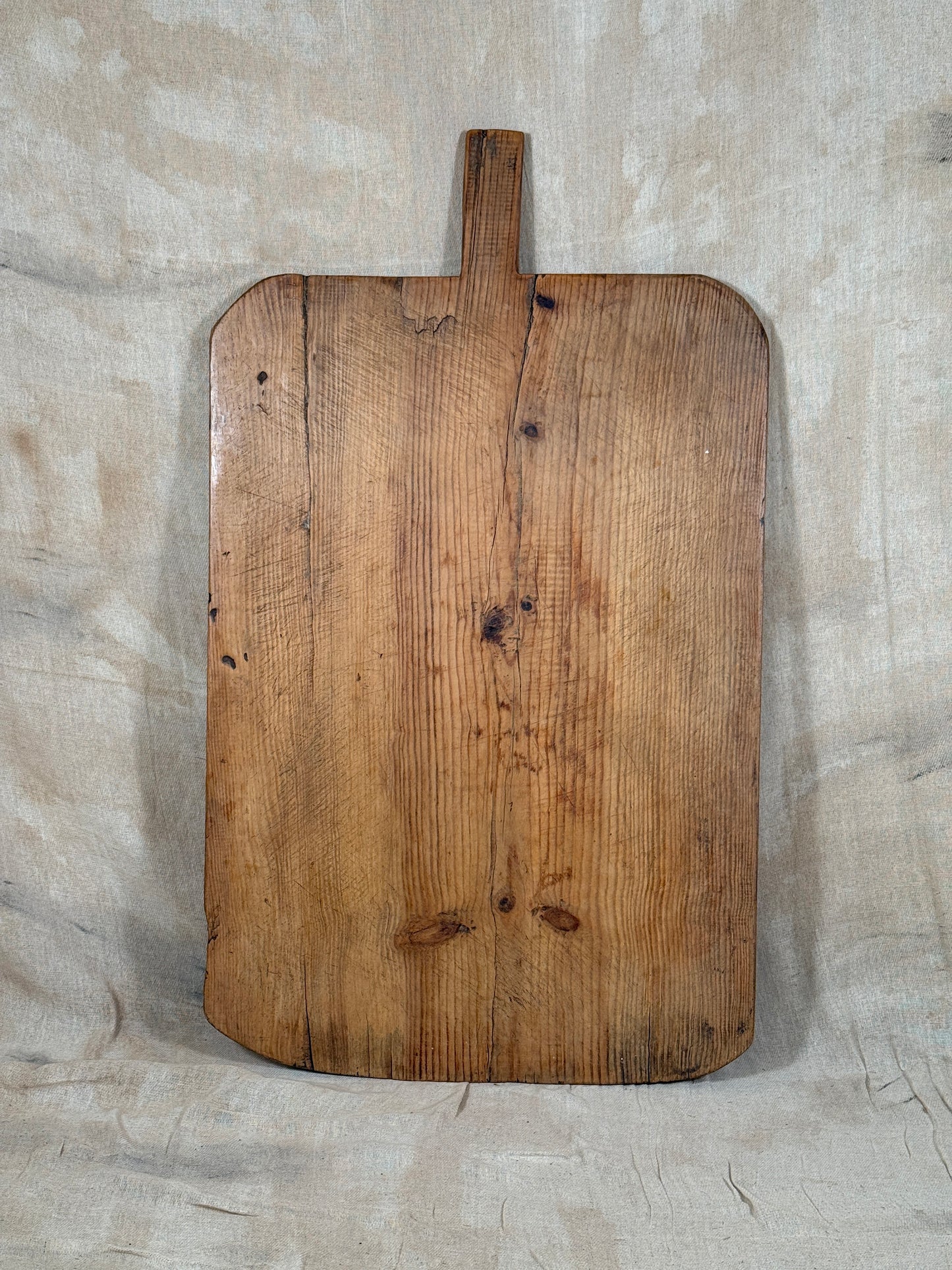 Huge Antique Farmhouse Serving Board Rustic Wooden Bread Board