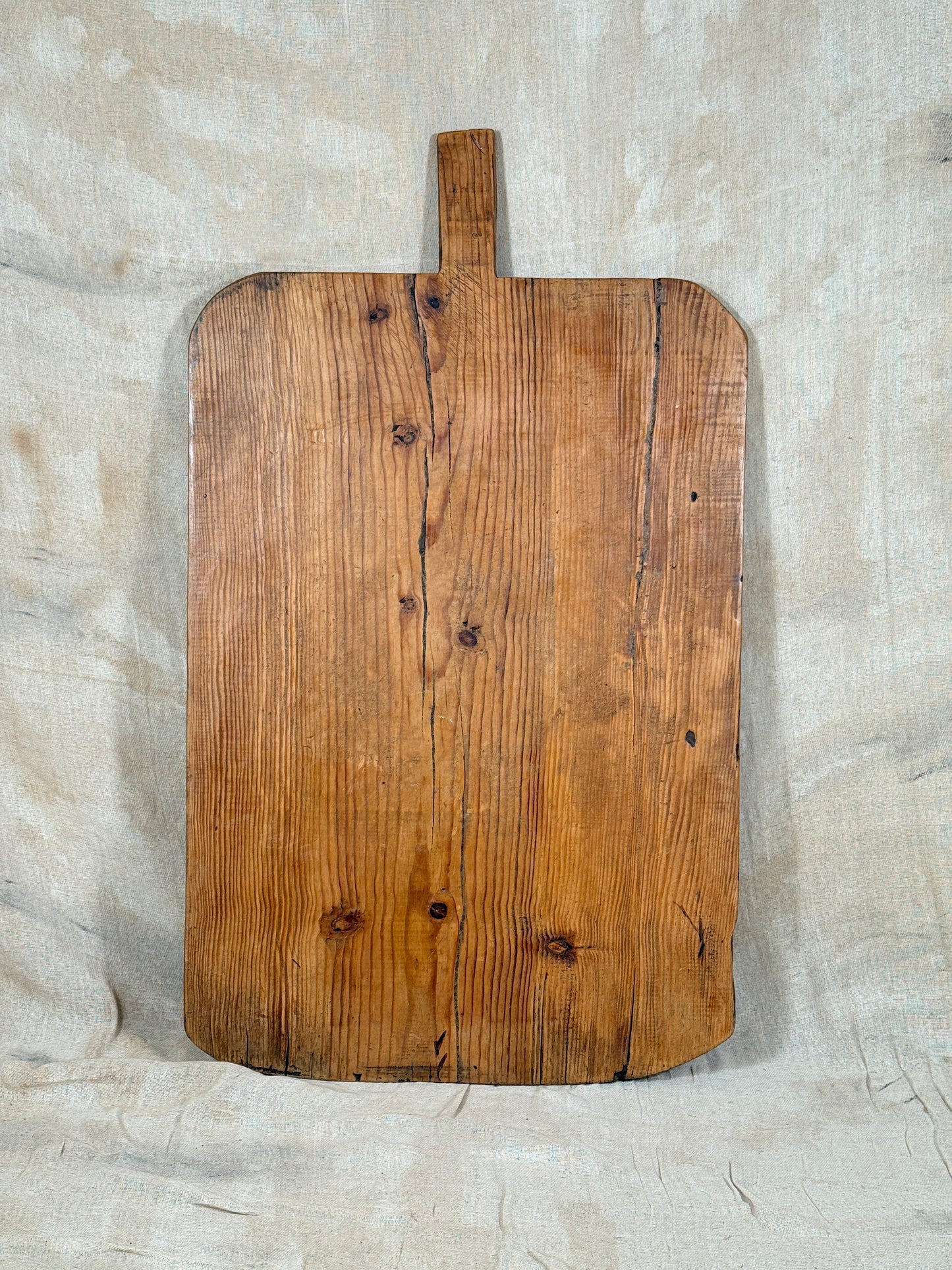 Huge Antique Farmhouse Serving Board Rustic Wooden Bread Board