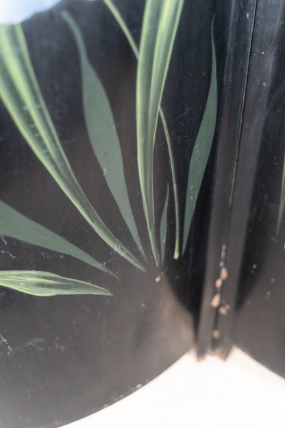 Art Nouveau hand painted folding screen Tulip