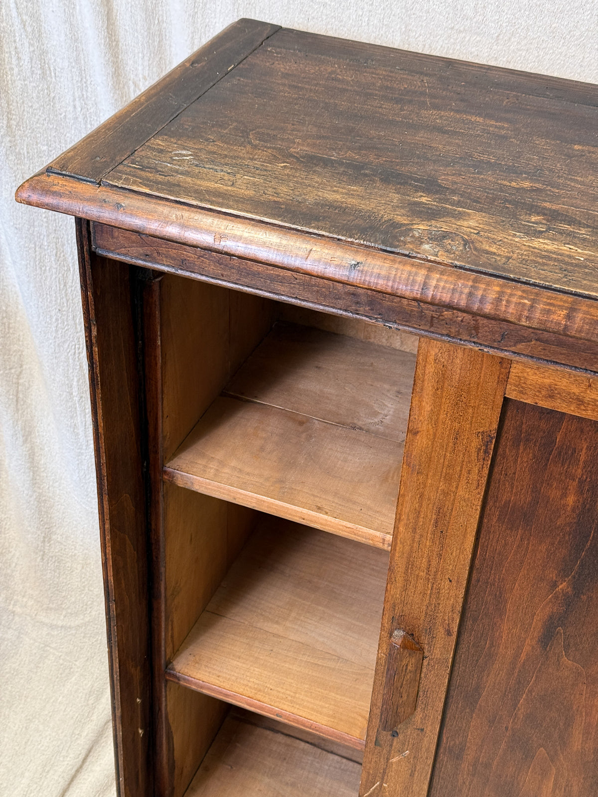 French School Cabinet with Sliding Doors