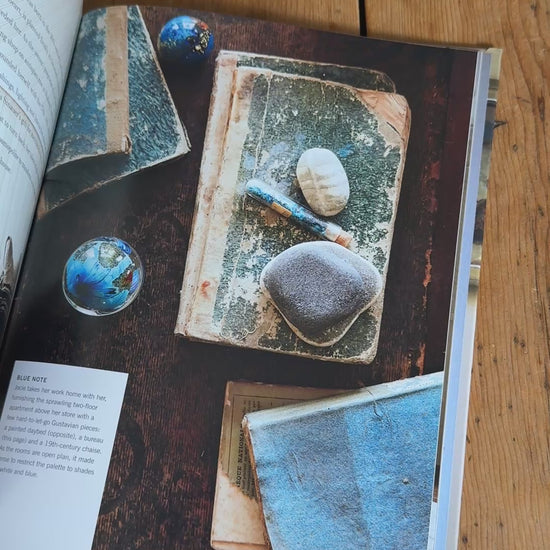 Flicking through the pages of Inside Stories by Hilary Robertson