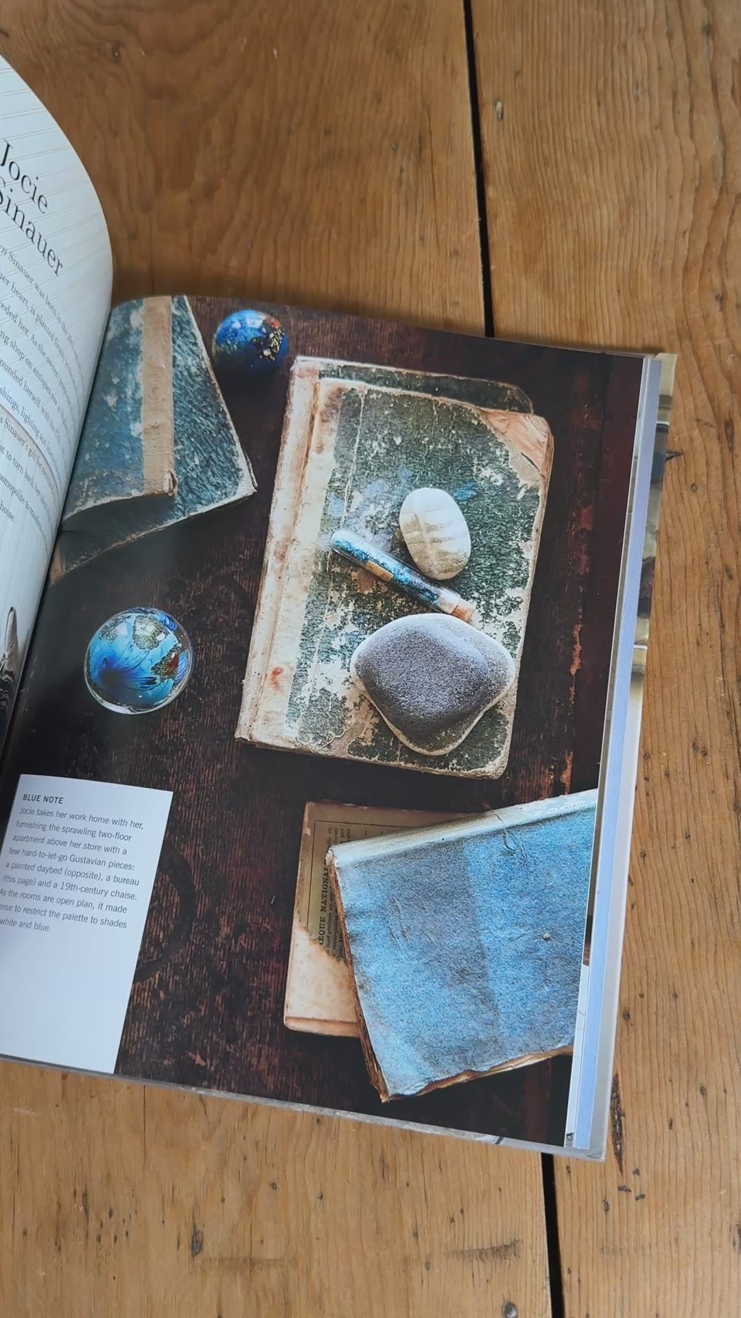 Flicking through the pages of Inside Stories by Hilary Robertson